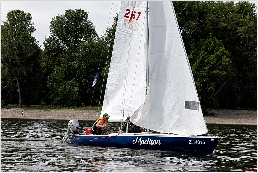 100 Jahre Rheinwoche 2022 - 1. Wettfahrt Porz - Hitdorf, 03.06.2022,